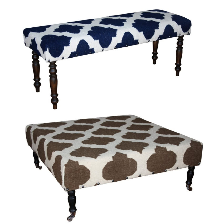 Tapicerowana otomana, Eco Chic