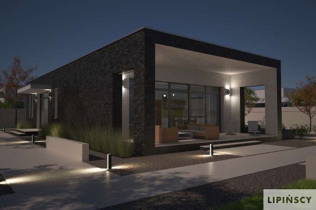 projekt domu z płaskim dachem