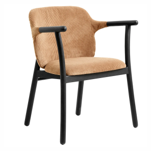 Krzesło z obiciem sztruksowym