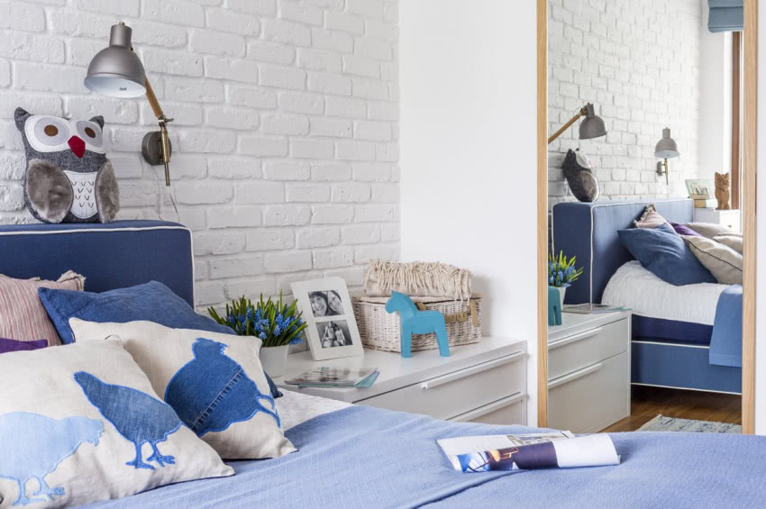 Sypialnia powinna być utrzymana w kojącej,...