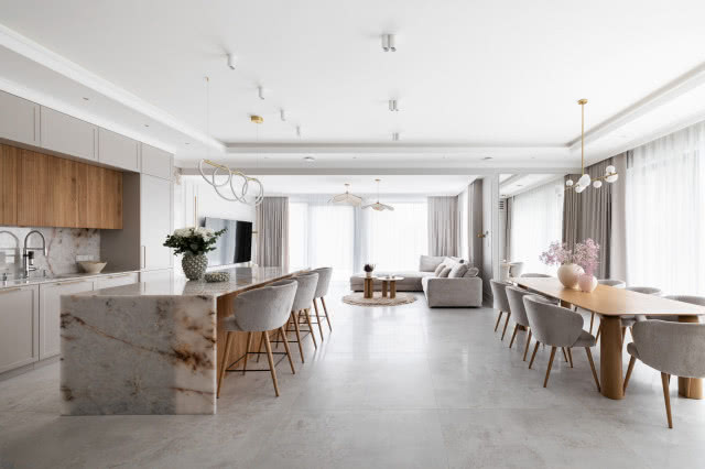 kuchnia otwarta na salon