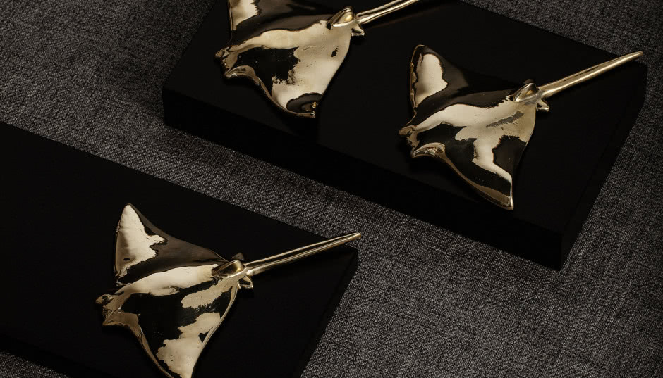 NOWOŚĆ - Minikolekcja mosiężnych uchwytów i dekoracji ściennych Ocean od PAP DECO