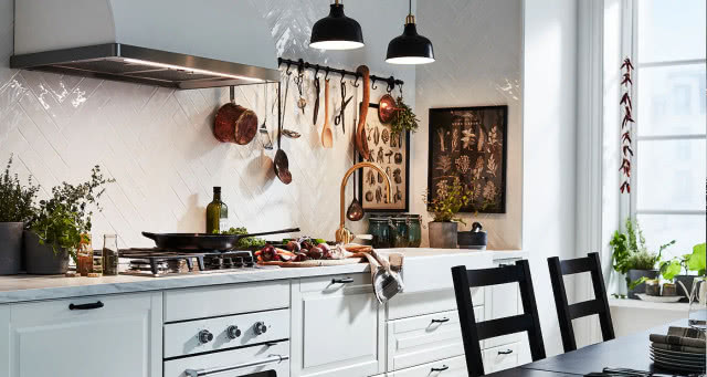 Kuchnia bez szafek górnych