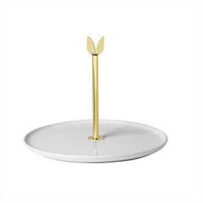 Półmisek, biały, mosiądz, IKEA, 29,99 zł