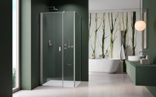 Radaway Nes Brushed Nickel KDS I 