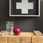 Vintage, plakaty i kolory w 3-pokojowym mieszkaniu