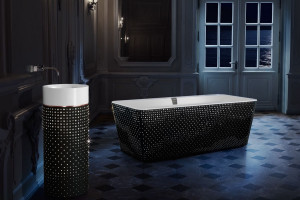 Kąpiel w kryształach Swarovskiego - łazienkowy projekt Villeroy & Boch