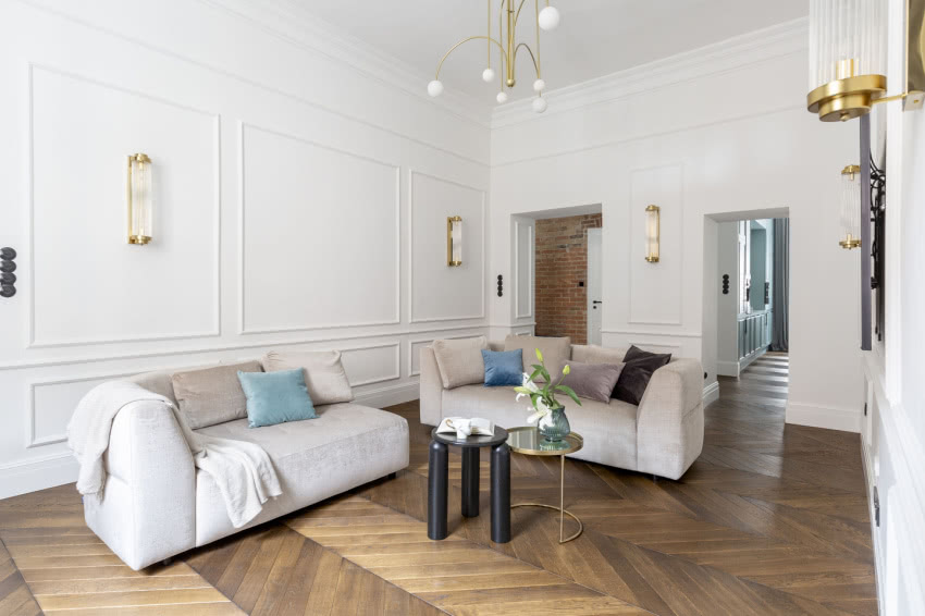 Mieszkanie powstało poprzez połączenie
dwóch...