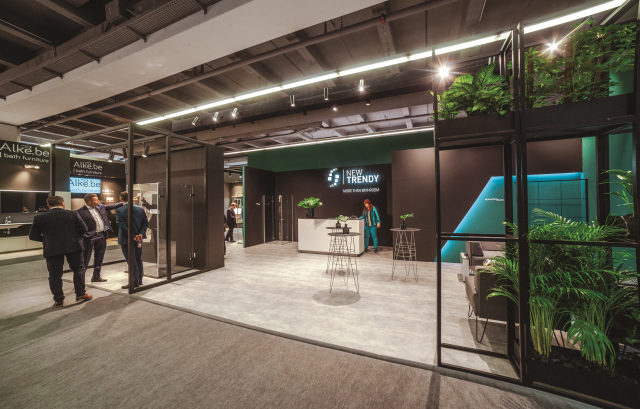 Stoisko firmy New Trendy
na targach tegorocznej edycji
targów ISH we Frankfurcie.