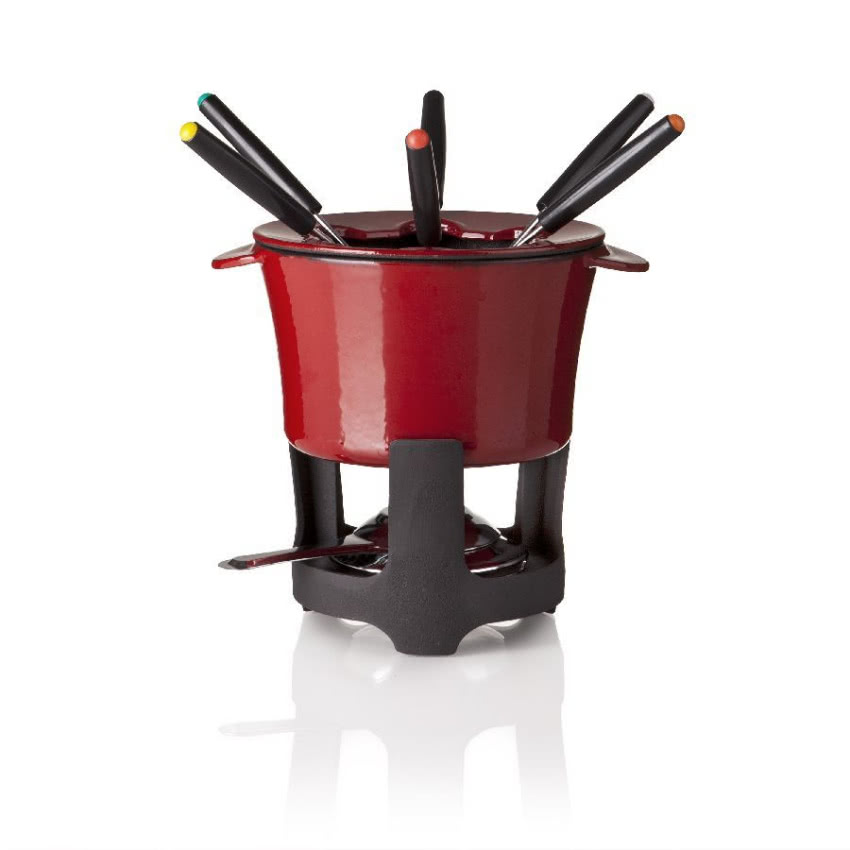 Naczynie do fondue Elle - żeliwny zestaw do...