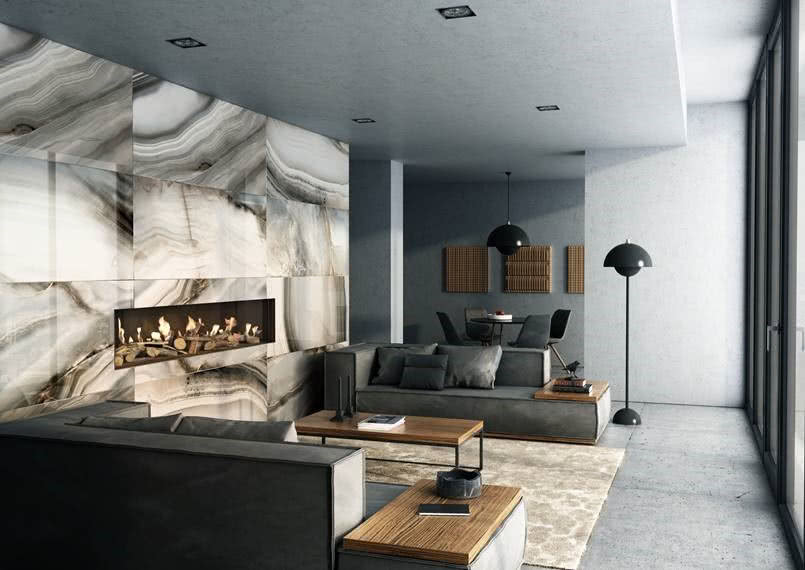 Dwumetrowej szerokości wkład kominkowy pozwala...