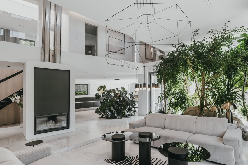 Kominek zamiast telewizora
to coraz modniejszy...