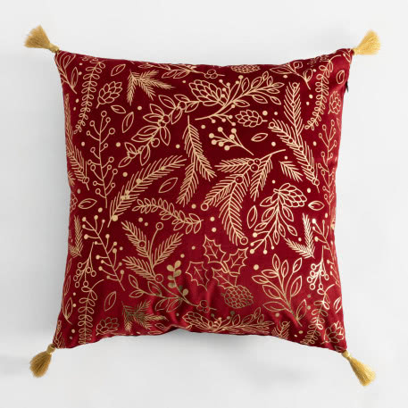 Czerwona poszewka SEREN o wymiarach 45x45 cm