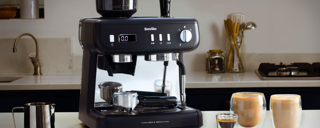 Parz swoją ulubioną kawę jak barista! Poznaj Ekspres Breville Barista Max+