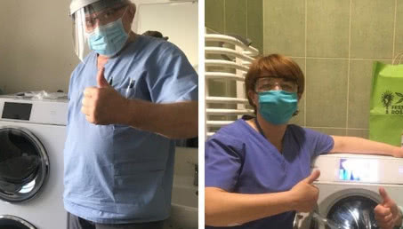 Firma Haier przekazała pralko - suszarki placówkom medycznym w Polsce