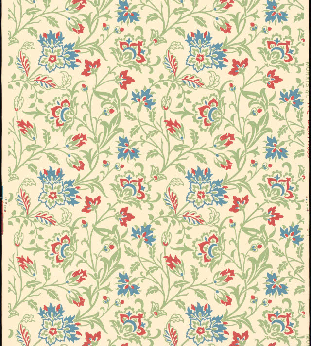 tapeta z drobnymi kwiatkami