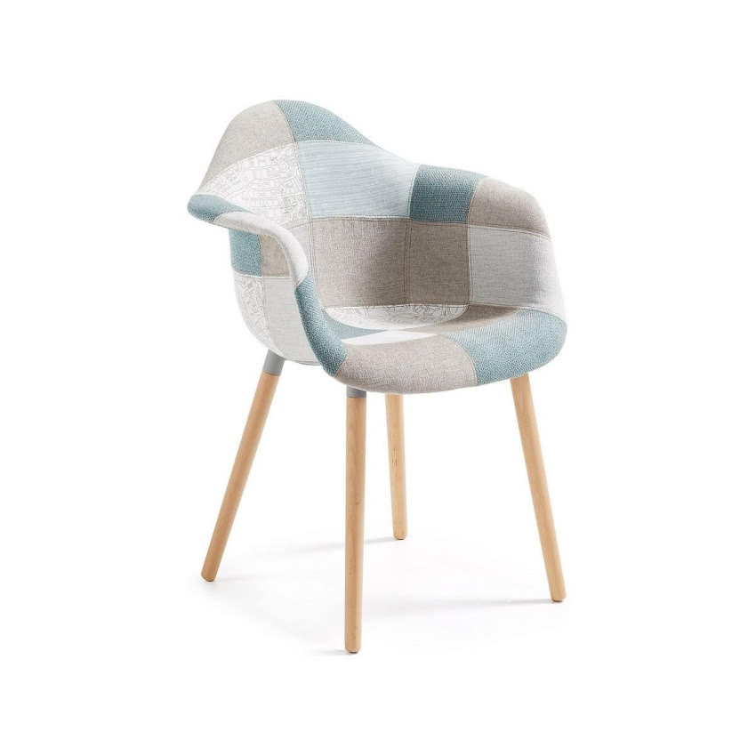 Krzesło Kenna patchwork kolorowy, LaForma, 689 zł