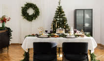 Magiczny świąteczny stół - połącz złoto, biel i zieleń, by oczarować gości