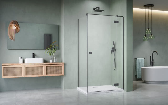 Radaway Essenza Brushed GunMetal KDJ 