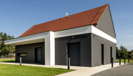 Dom wypoczynkowy na Mazurach. Ma balię ogrodową i saunę!