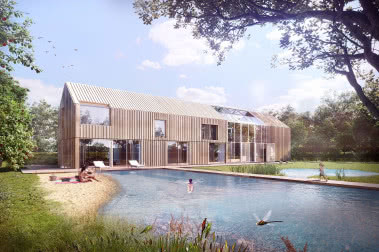 Akwarium kąpielowe, kurnik na aplikację, szklarnia: poznajcie Dom Symbiotyczny