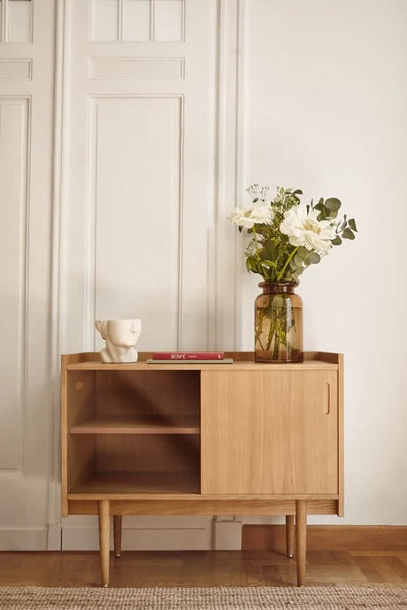 komoda z kwiatami lata 60.