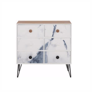Komoda w kolorze marmuru Støraa Marlyn, BONAMI, 959 zł