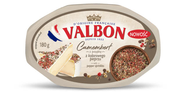 sery camembert z aromatycznymi posypkami