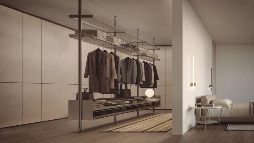 W tej sypialni znajdują się dwa modele...