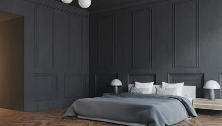 Czarne ściany w pokoju. Jak zastosować czarny kolor we wnętrzach?