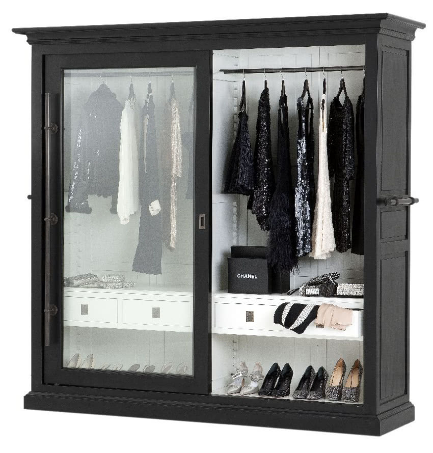 Saville - szafa z przeszklonymi drzwiami, rama...