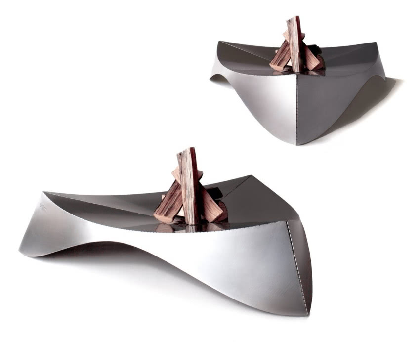 Biokominek Flow niemieckiej firmy Burkholz