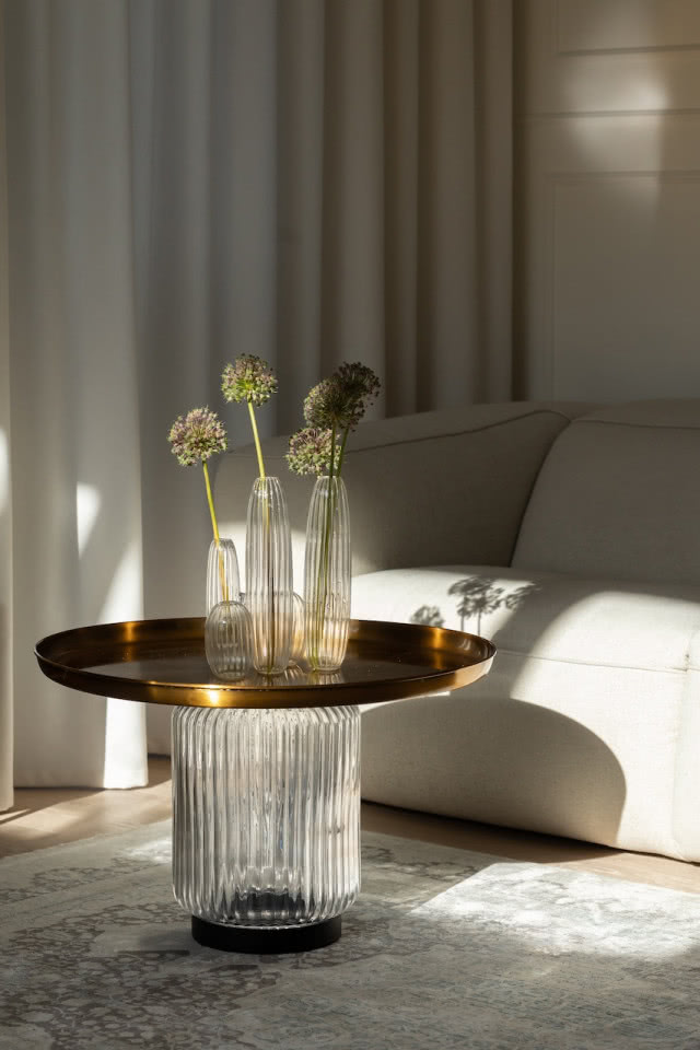 szklany stolik kawowy Befame Poznań