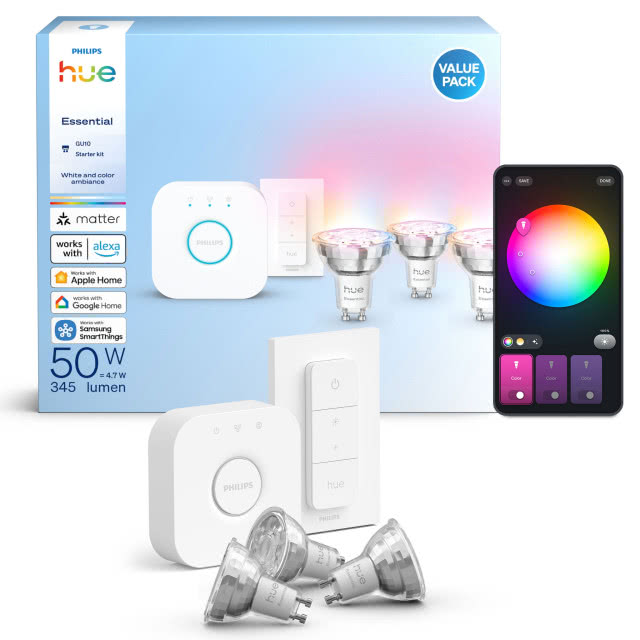 co wchodzi w zestaw Philips Hue Essentials