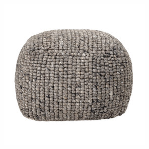 Miękki puf wełniany