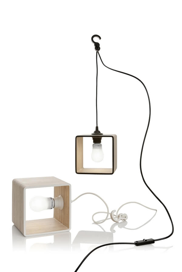 Lampa wisząca lub stojąca LAMPANIA - sześcian...