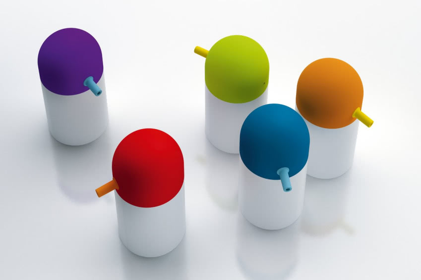 Dozownik do mydła Birdoll od Mutelite - firmy z...