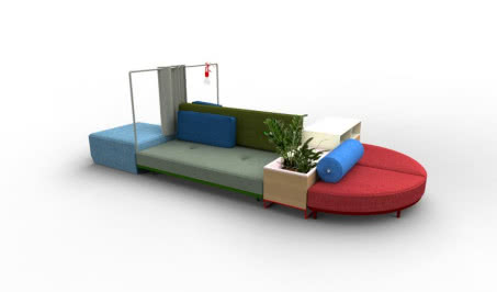 Bikini Island - niecodzienny zestaw mebli wypoczynkowych