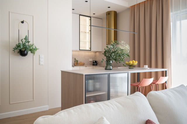 kuchnia otwarta na salon