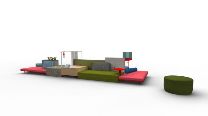 Zestaw mebli wypoczynkowych Bikini Island