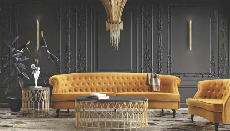 Styl opulent w aranżacji: przepis na luksusowe wnętrza