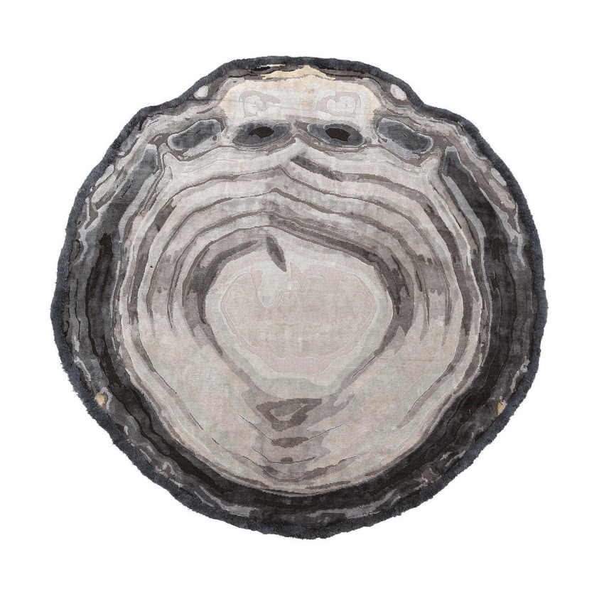 Okrągły dywan Parvata, Tapis, KOOKU DESIGN, cena...