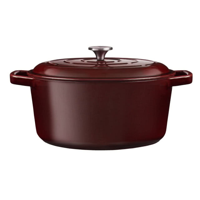 Garnek Duka Medver z pokrywką, żeliwny, emaliowany, poj. 5 l, DUKA