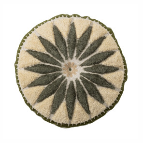 Okrągła poduszka wełniana