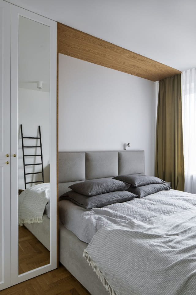 Sypialnia w szarościach