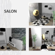 Rzut mieszkania - projekt wnętrza Magdalena...