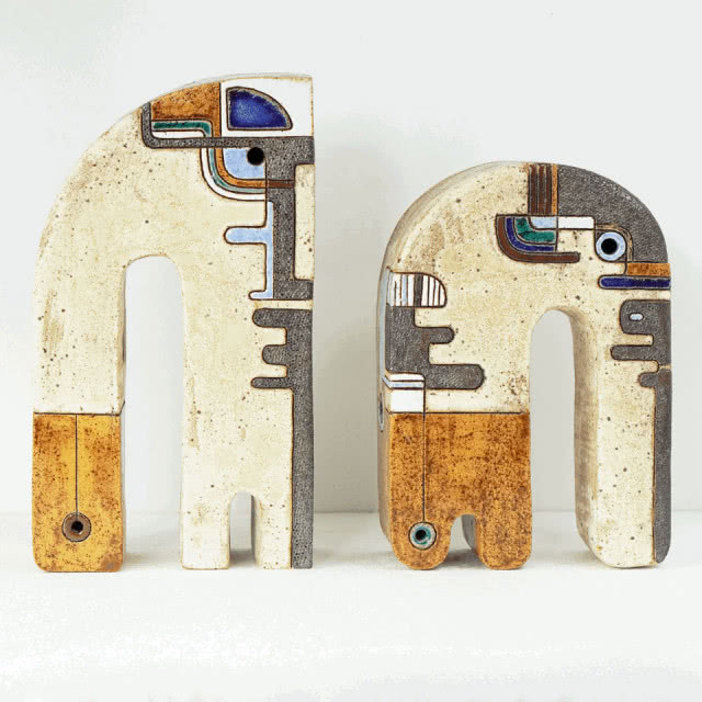 Agnieszka Filipek - Nomad i nieznany panteon rzeźba ceramiczna 2024 