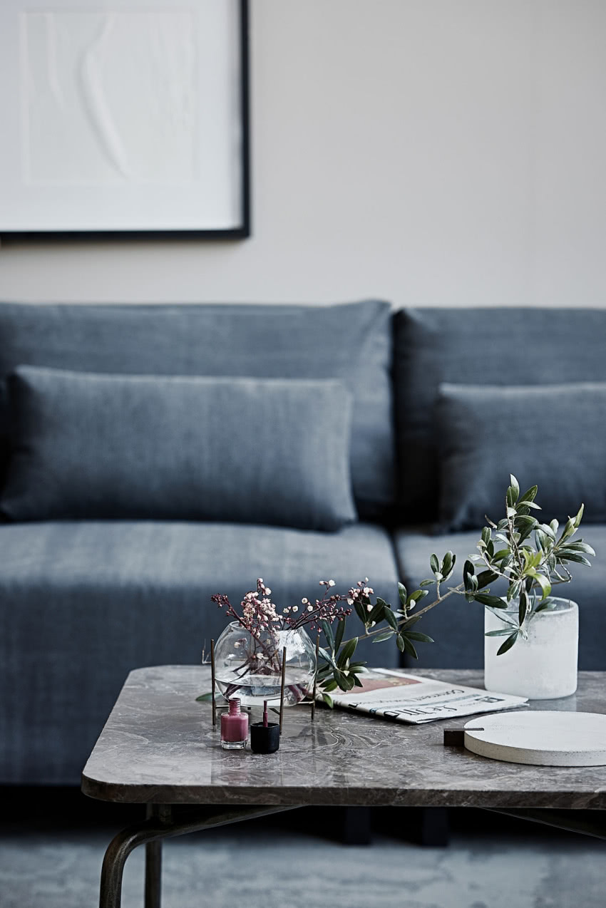 Salon w stylu japandi, fot. House Doctor