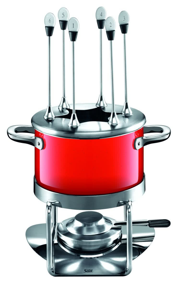 Fondue Energy Red, ceramika Silargan, w zestawie...
