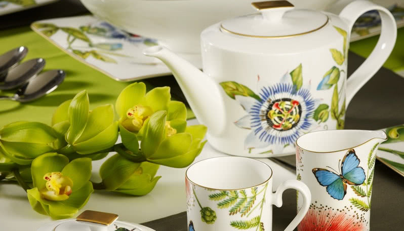 Porcelana inspirowana amazońską dżunglą